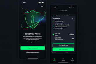 build VPN app, ai VPN app, admob app for android, ios, windows, macos