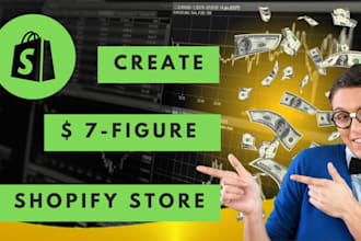 create shopify website and shopify product landing page with gempages or pagefly