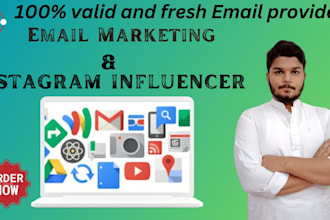 do email scrapping and instagram influencers