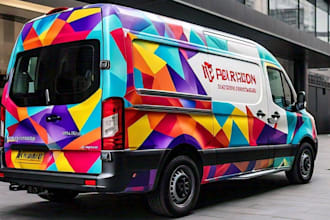 make eye catching, and professional vehicle wrap design