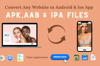 convert wordpress website to android app and ios app in 15 minutes
