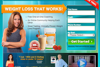 create Professional Landing Page in HTML 5