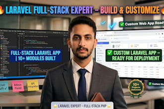 expert laravel developer for full stack php web app and api development