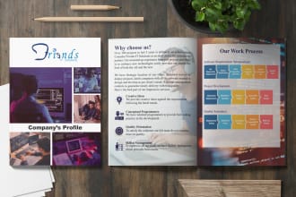 design modern company profile quickly