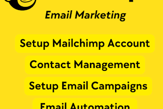 be your mailchimp email marketing expert