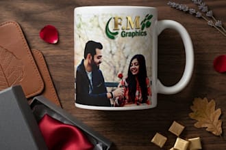 do something customized luxury mug and cushion