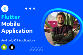 develop mobile app as an flutter developer for flutter app development