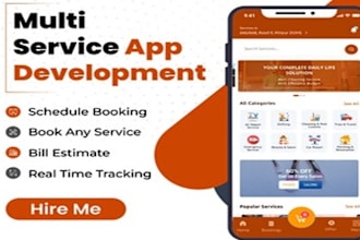 provide free multi service app, on demand service app