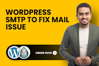 configure wordpress SMTP to fix all email issues