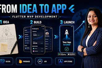 build your flutter mvp app with firebase for startups