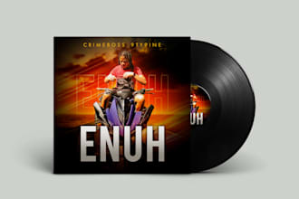 design mixtape cover, album cover, or single cover design