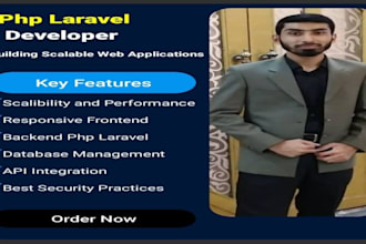 make dynamic and responsive website in laravel