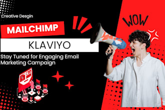 set up mailchimp or klaviyo email marketing automation