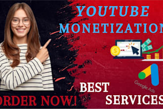 do youtube channel promotion for monetization