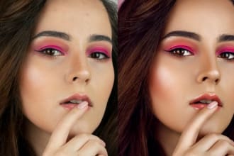do headshot, portrait, and natural beauty retouch