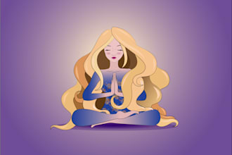 do flat illustrations, characters, and book covers