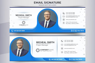 make clickable HTML email signature for gmail, outlook