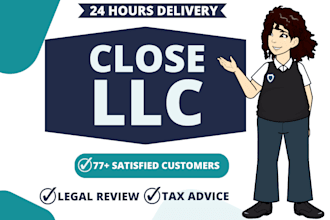 close, terminate, dissolve your llc