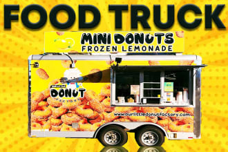 do food truck wrap, food trailer, car wrap, vehicle wrap