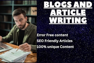 write fast SEO content article, blog post