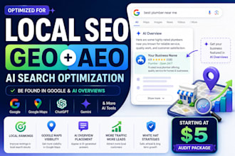 do local SEO, GEO, aeo and ai search optimization