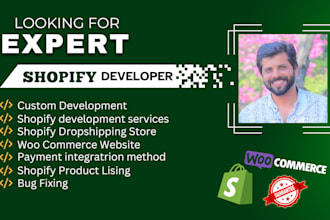 be your shopify expert for customizations and bug fixing