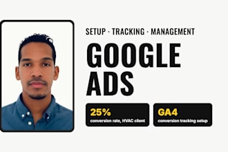 set up and manage google ads campaigns with conversion tracking