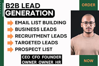b2b lead generation business leads linkedin leads and recruitment leads