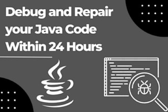 debug and repair your java code in 24 hours