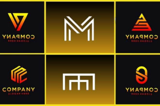 create minimal lettermark, wordmark, abstract, and monogram logo design