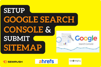 setup google search console, webmaster tools, robots txt, sitemap
