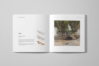 design architecture portfolio, CV and presentation sheets
