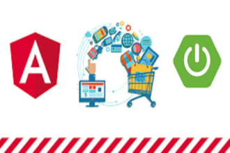 develop angular, spring boot based websites