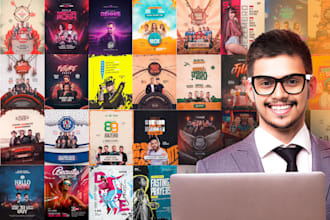 do professional business flyer, party, sports, event flyer