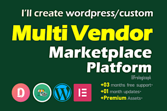 create multi vendor ecommerce marketplace website