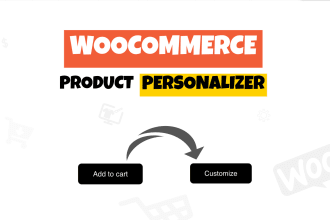 develop a custom woocommerce product personalizer