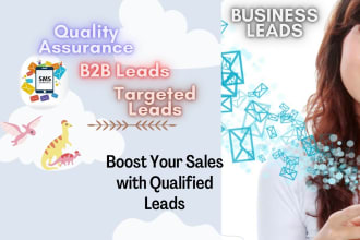 provide qualified  b2b leads for boost your sales