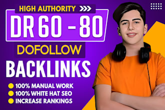 build high authority contextual backlinks, high DR, dofollow SEO link building