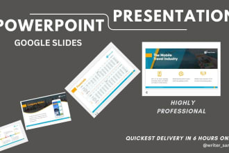 design custom master template with powerpoint, google slide