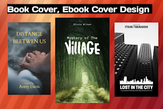 design professiona ebook cover or book cover with canva