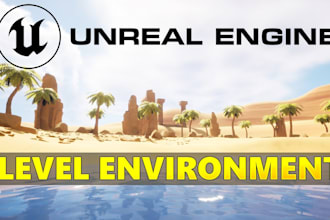 design level environment with unreal engine 5