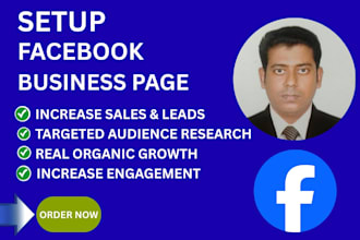 super fast set up facebook page