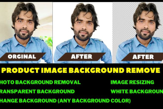 do quickly any image background removal, make transparent image