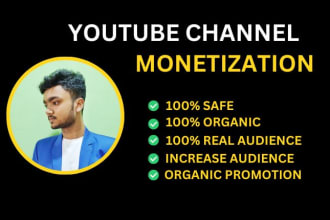 do organic youtube promotion for channel monetization