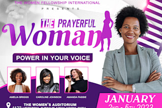 design a top notch church flyer or event flyer design