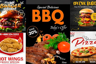 design amazing food menu restaurant menu  digital  menu