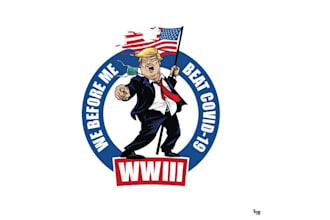 create best quality patriotic logo in high definition