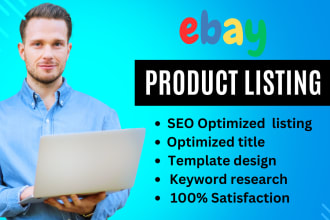 do ebay listing, ebay SEO listing, ebay product hunting, ebay product upload