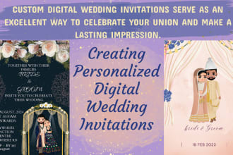 create digital wedding invitations