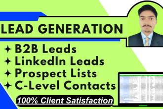 create potential b2b lead lists, cold calling lists, cold email lists